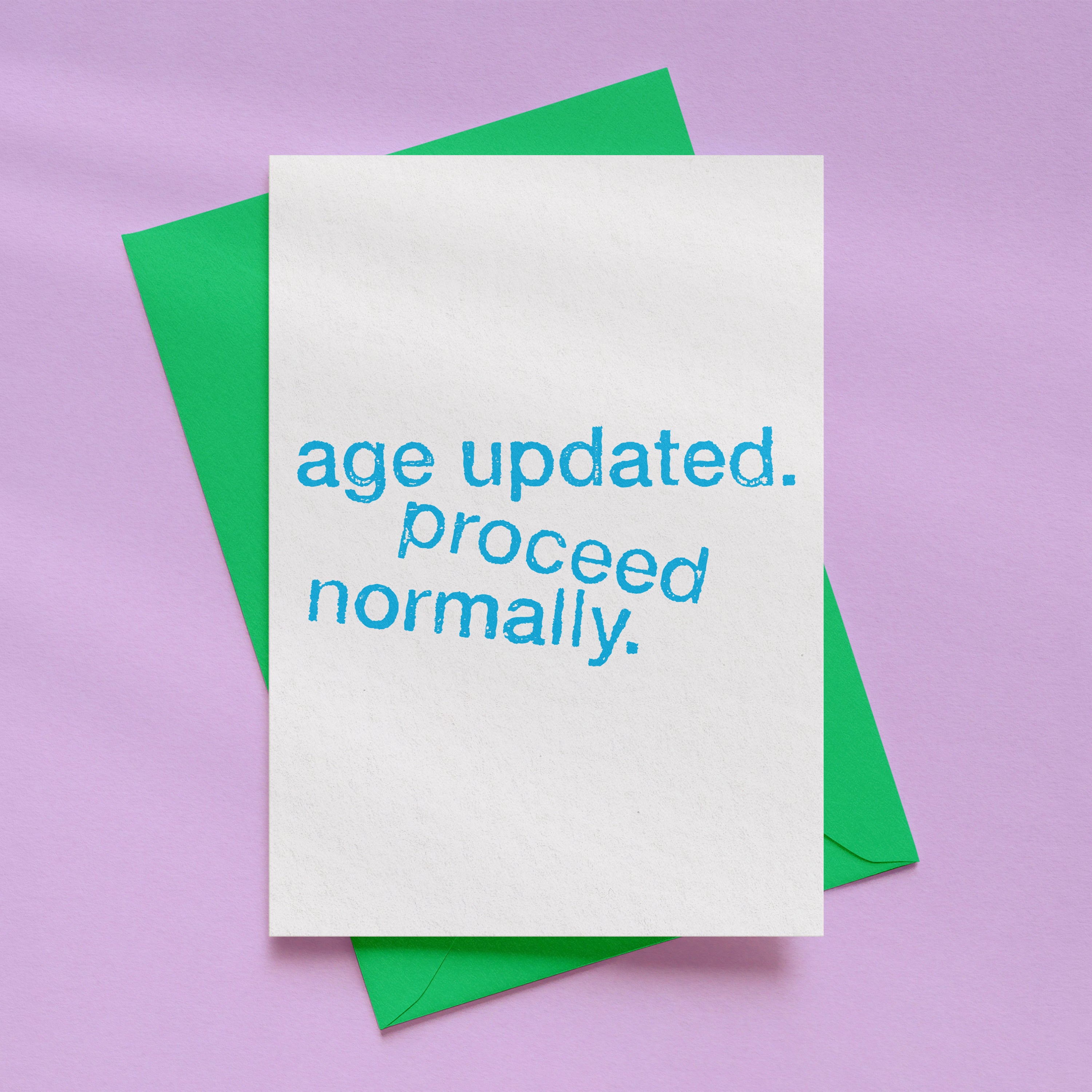 age updated proceed normally
